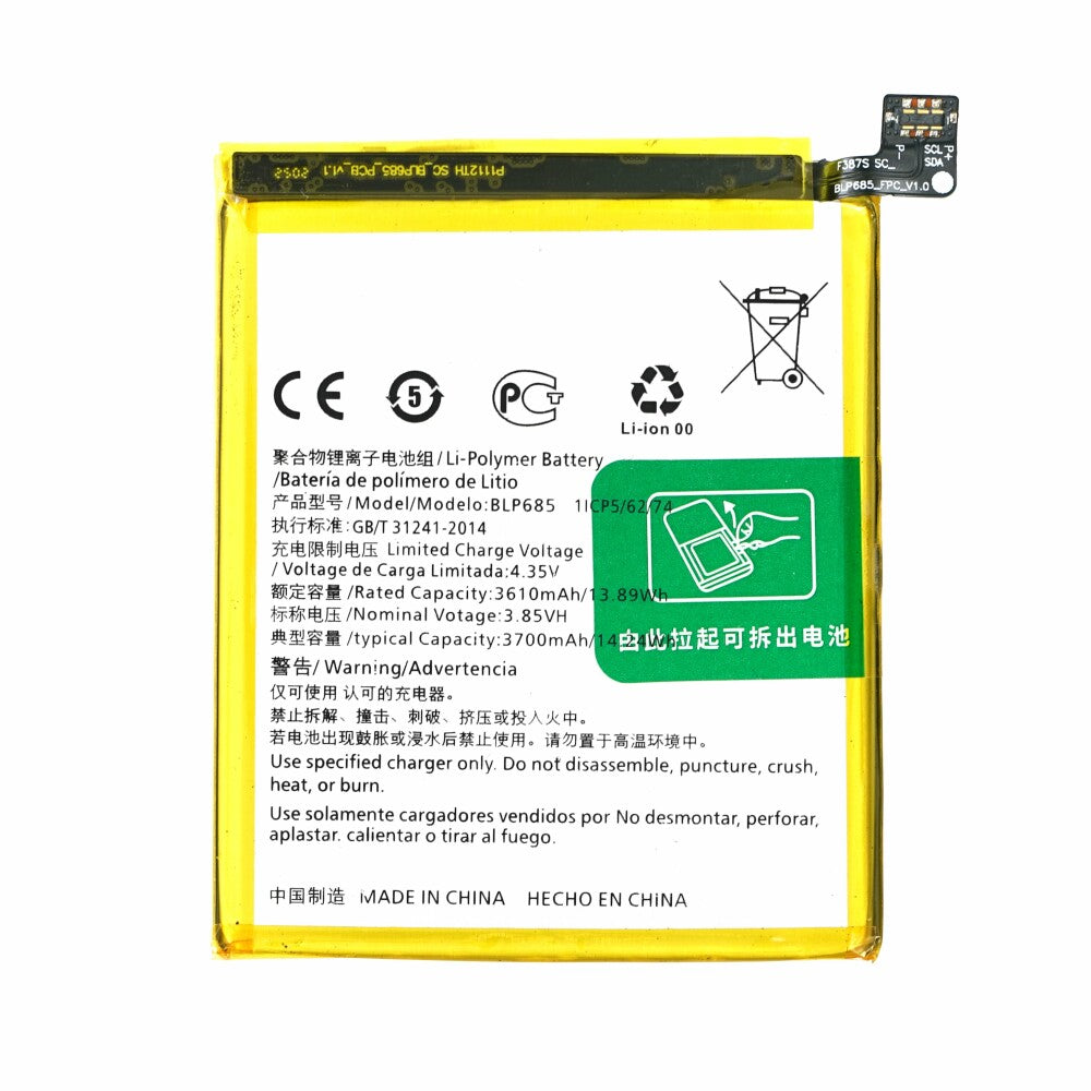 MPS Akku BLP685 3700 mAh für OnePlus 6T/7