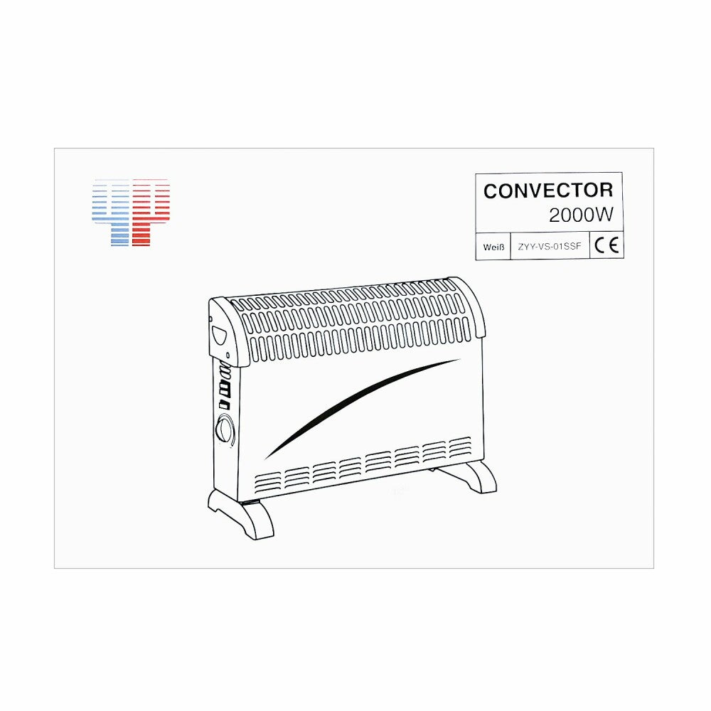 Maestro convector heater TURBO 2000W ZYY-VS-01SSF