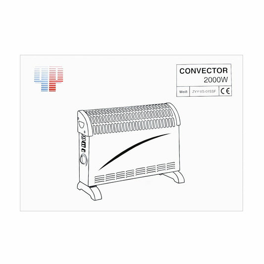 Maestro convector heater TURBO 2000W ZYY-VS-01SSF