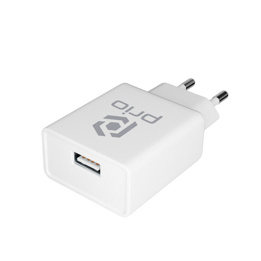 prio Universal-Wandladegerät 12W/2,4A (USB A) weiß