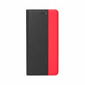 prio Book Case Fashion for Samsung A73 5G black-red