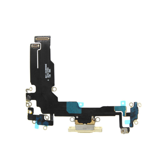 OEM charging port flex for iPhone 15 yellow