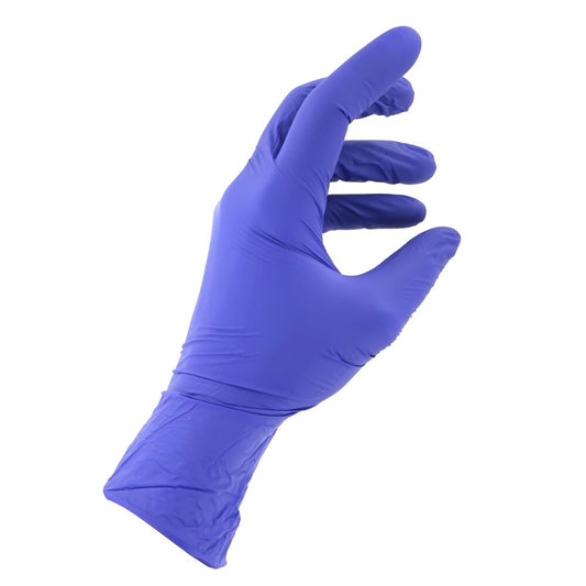 Kingfa Nitrile Gloves, powder-free, 250 pcs, size S, purple