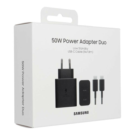 Original Samsung 50W Schnellladegerät für USB-C Power Adapter EP-T5020XBEGEU