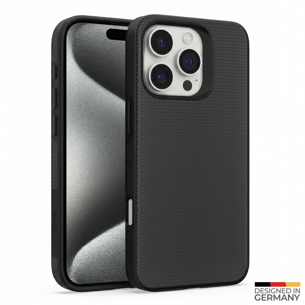 prio Schutzhülle für iPhone 15 Pro Max (6,7 Zoll) schwarz