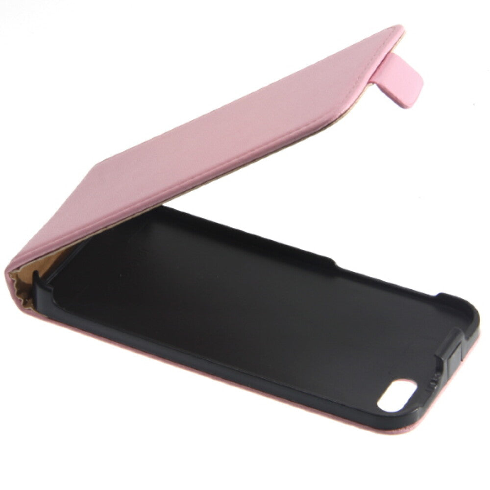 Slim Leather Flip Case iPhone 5c pink 4250710542383