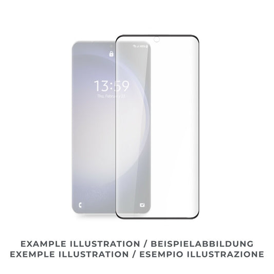 prio 3D-Displayschutz aus gehärtetem Glas für Samsung S23 FE schwarz