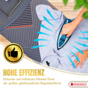 Bügelbrett, Bügeleisen Ablage, Bügelbrettbezug 40x140cm, Höhe 68-90cm, Grau