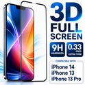 prio 3D Displayschutzglas für iPhone 14 /13/13 Pro schwarz
