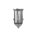 prio KFZ-Schnellladegerät 45W PD PPS (USB C) + 45W (USB A) silber