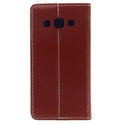 Book Case Fashion for Galaxy A3 - Brown