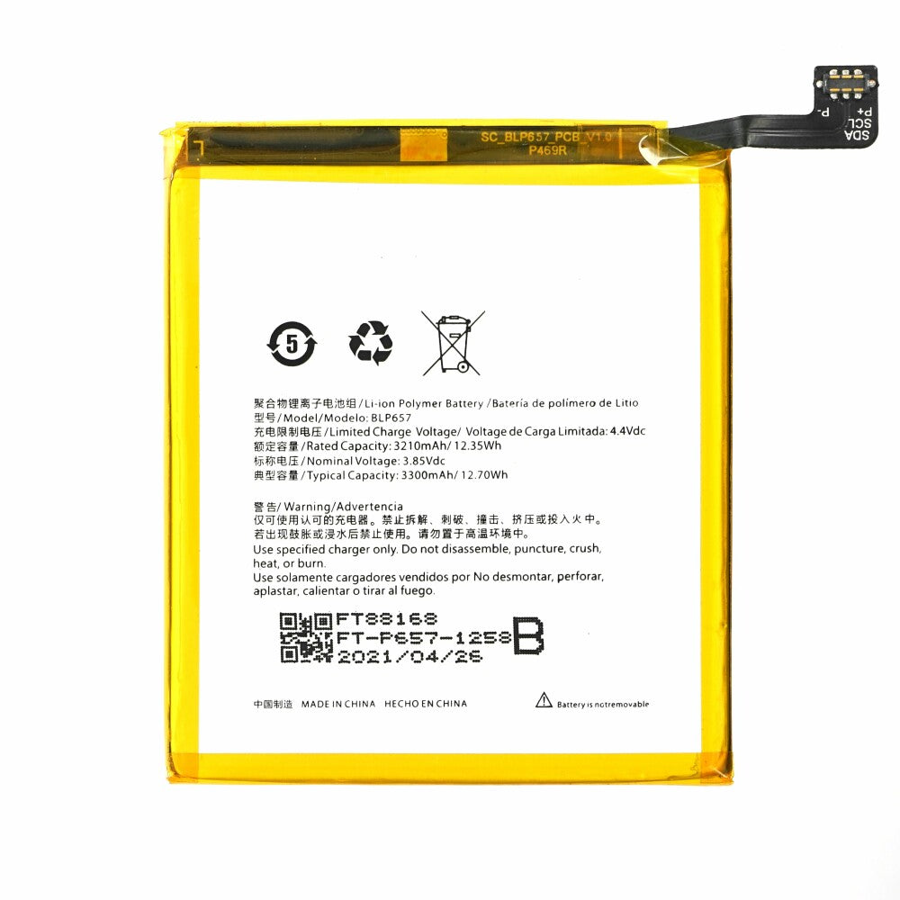 MPS battery BLP657 3300 mAh for OnePlus 6