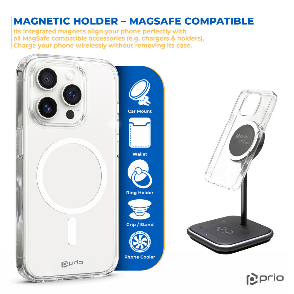 prio Protective Case MAG for iPhone 14 Pro Max clear