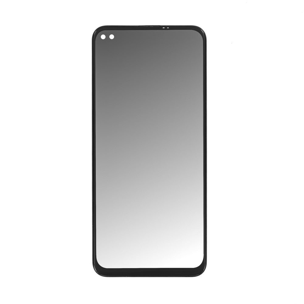 OEM Display-Einheit + Rahmen für Oppo Reno 4 Z 5G space black