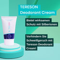 Creme Deodorant, Langfristiger Schutz gegen Körpergeruch mit Silberionen-Formel