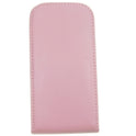 Slim Leder Flip Hülle Galaxy S3 mini pink 8809263805252