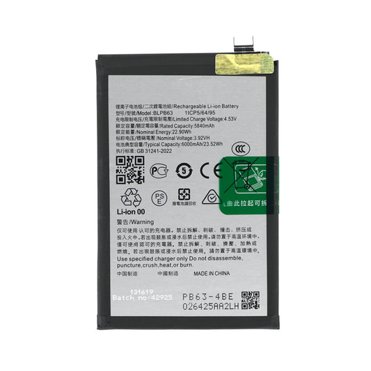 Akku BLPB63 + Kleber für Oppo A5 Pro 4G