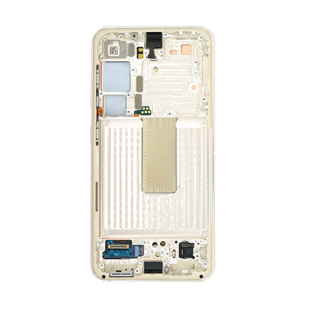 Samsung Displayeinheit + Rahmen S911 Galaxy S23 Creme GH82-30481B