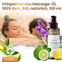 Massageöl, Entspannendes Massage-Öl, 100% Rein, BIO, natürlich, 100 ml