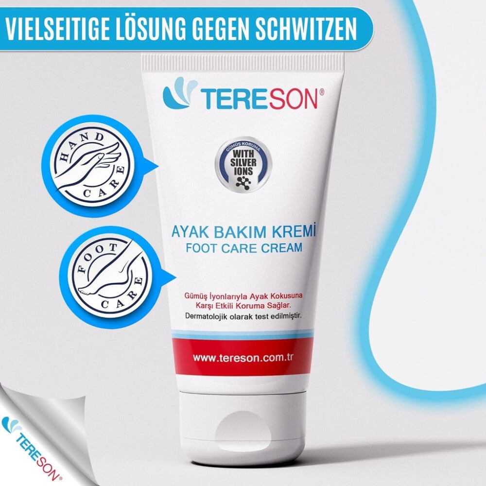 Fußcreme gegen Fußgeruch 50ml – Unisex, Feuchtigkeit & Frische für Füße