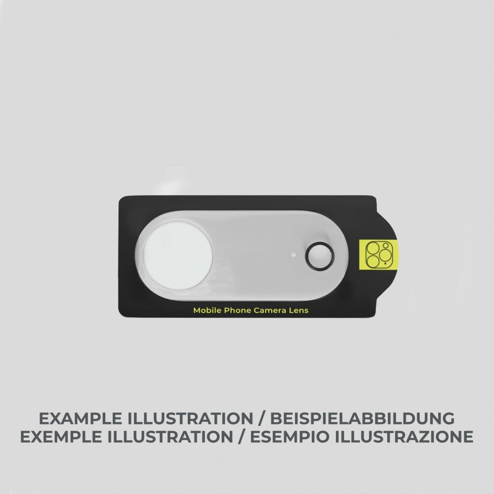 prio Tempered Glass Back Camera für iPhone 17 Air (6,5 Zoll) klar