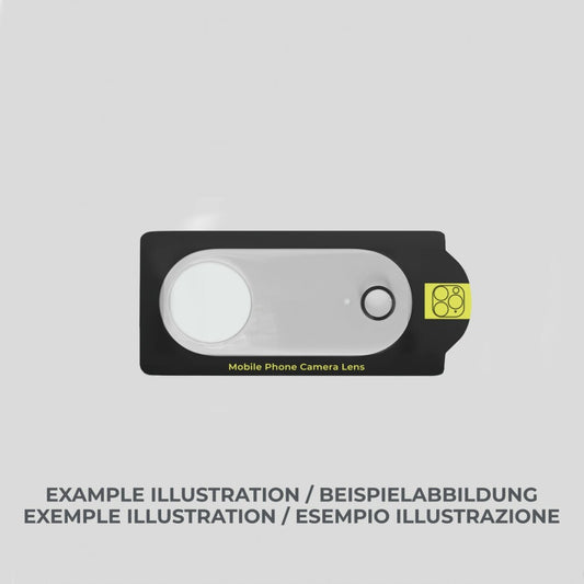 prio Tempered Glass Back Camera für iPhone 17 Air (6,5 Zoll) klar