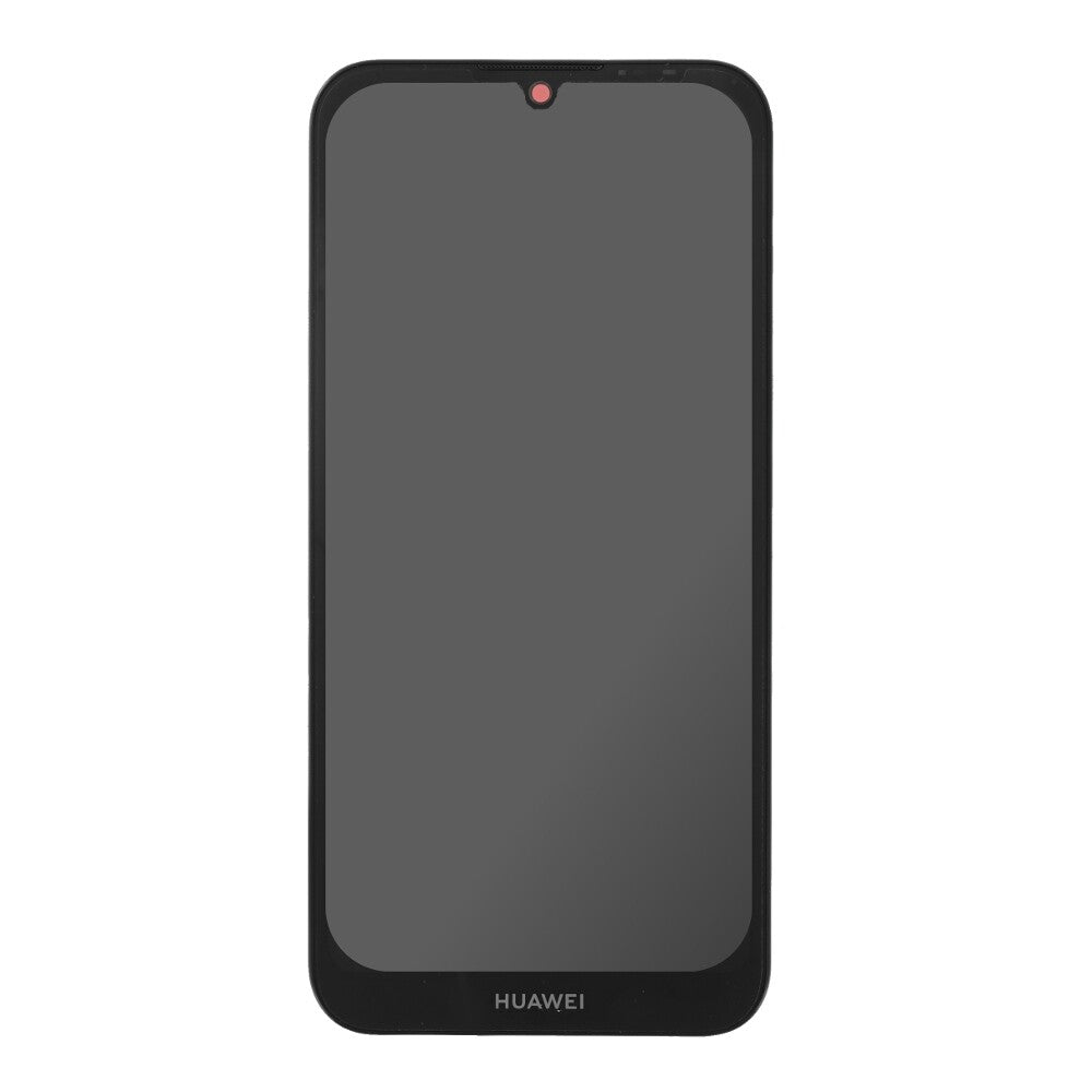 Huawei Display-Einheit + Rahmen + Akku Y5 2019 schwarz 02352QNW