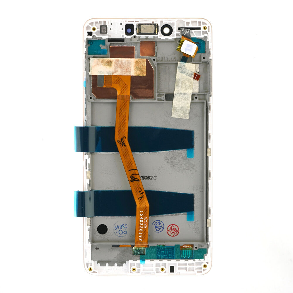 OEM Display + Frame for Lenovo K6 Note Gold