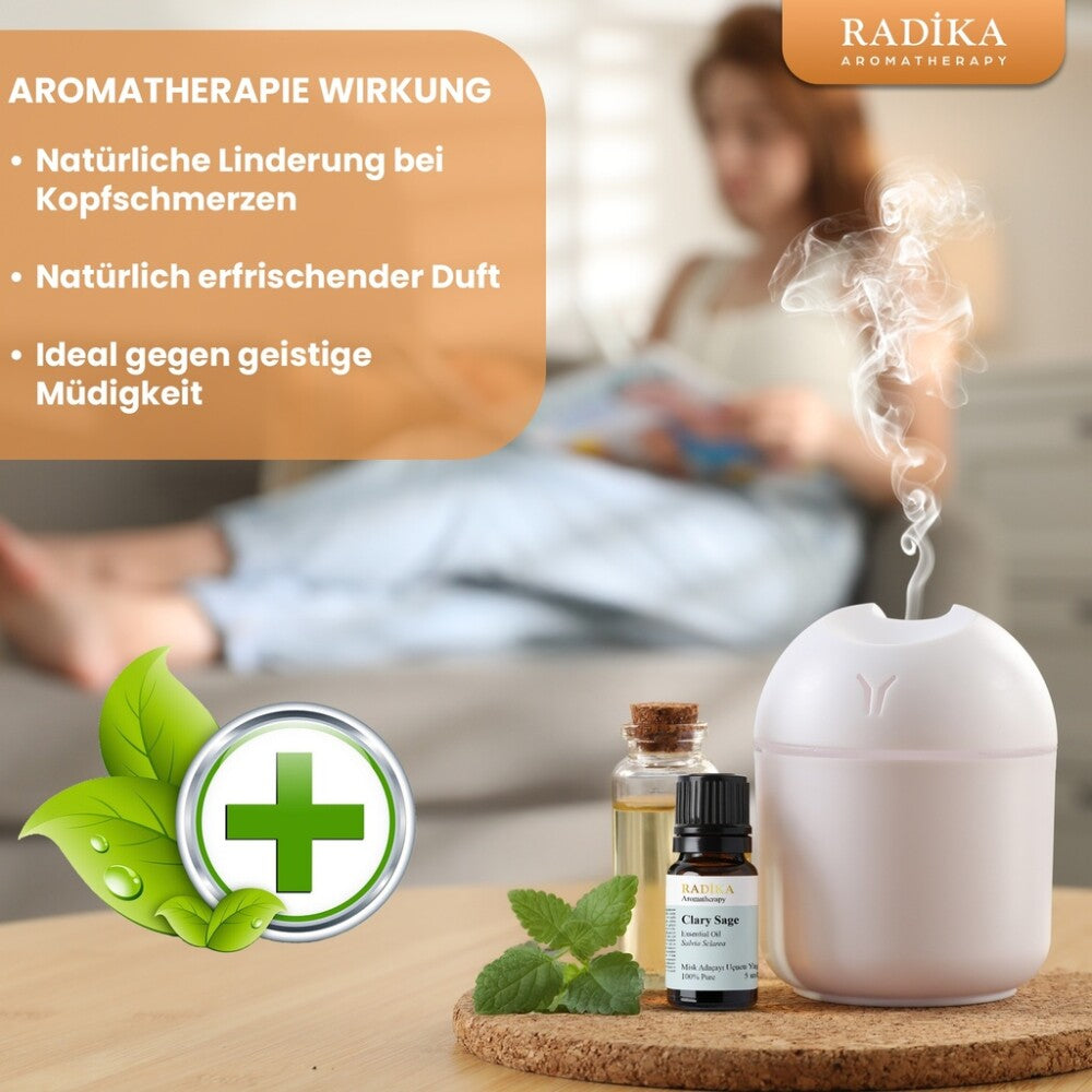 Salbeiöl, ätherisches Öl, 100% Rein, BIO, natürlich, 10 ml