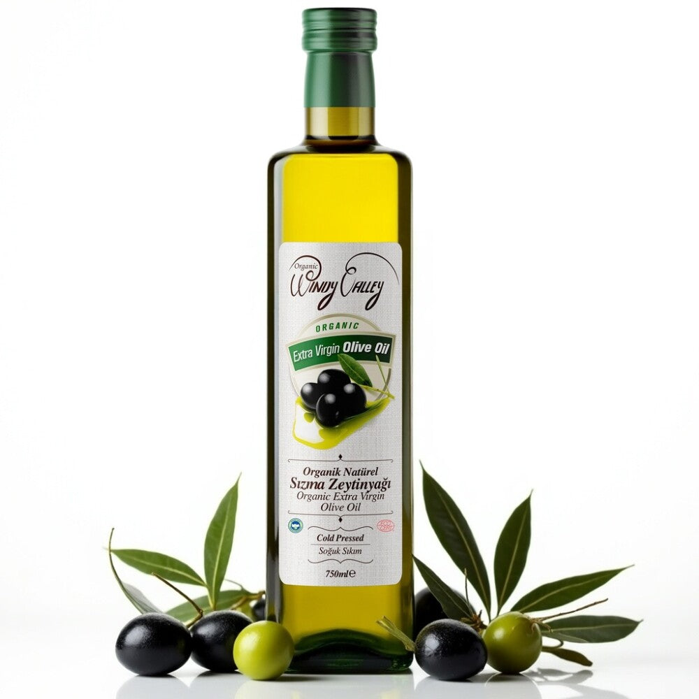 Extra natives Olivenöl aus unreifen Oliven, ECOCERT Certification, 750ml Flasche