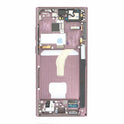 Samsung Display-Einheit + Rahmen  S908 Galaxy S22 Ultra burgundy GH82-27488B