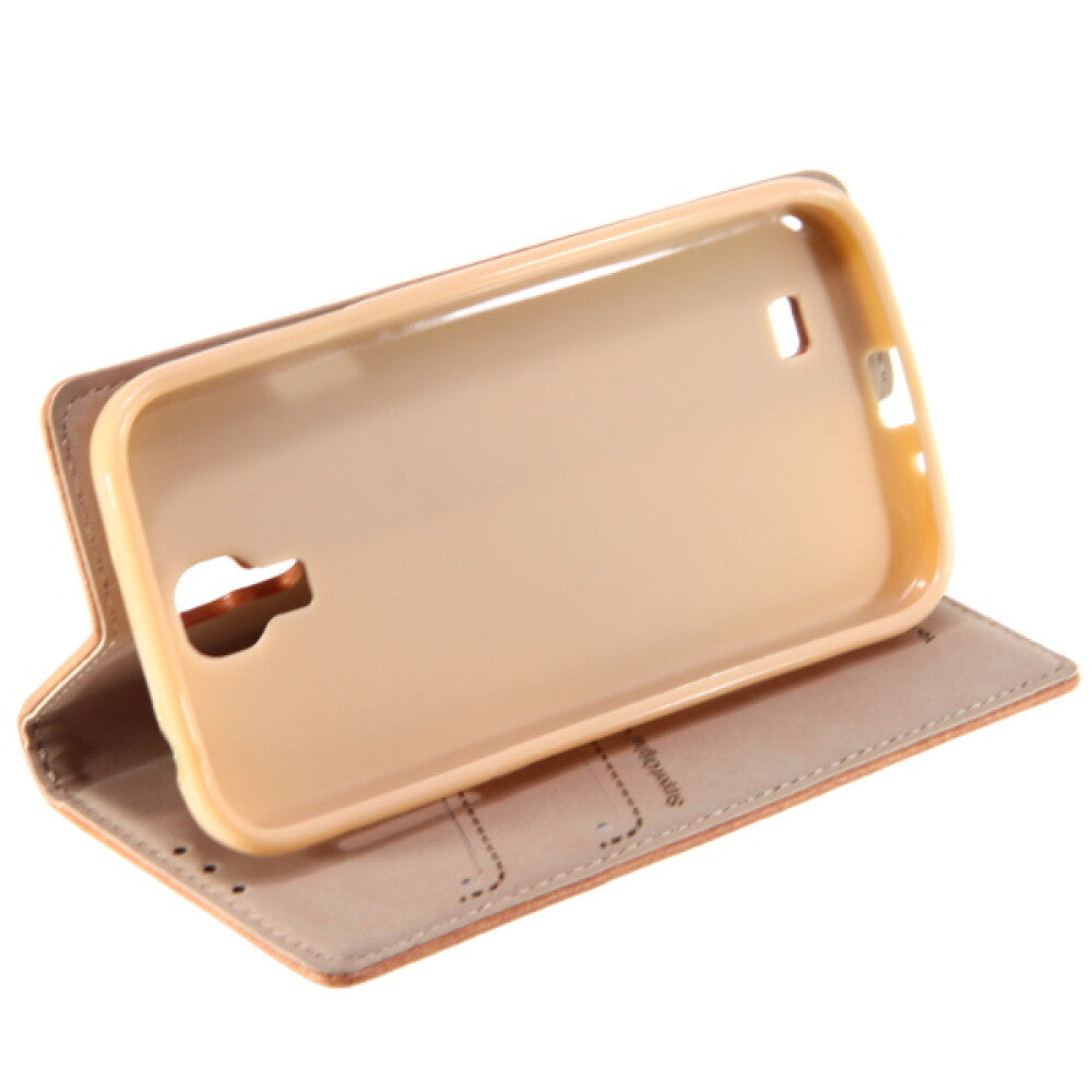 Book Case Royal for Galaxy S4 - Gold