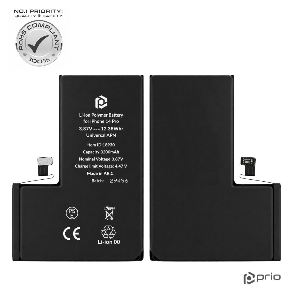 Prio Akku für iPhone 14 Pro (Universeller APN)
