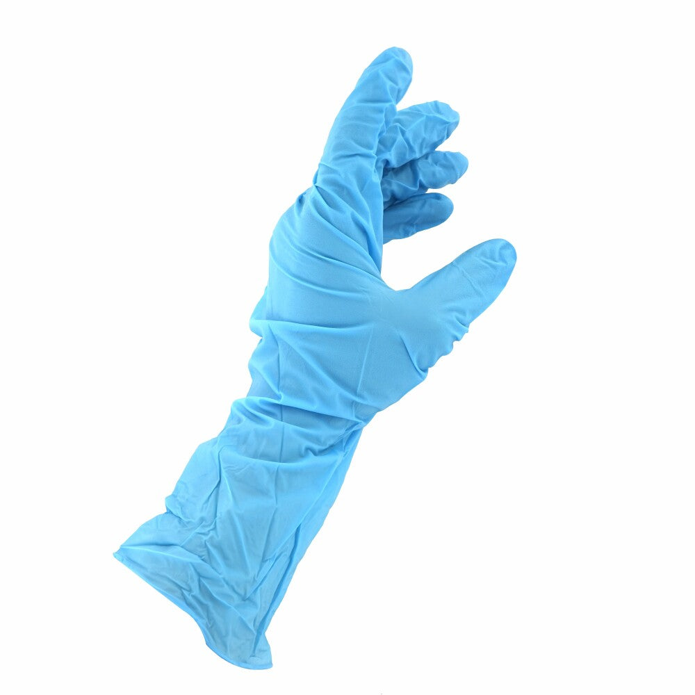 Purism Nitrile Gloves, powder-free, 100 pcs., Size M, blue