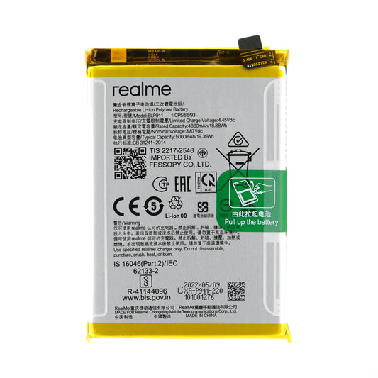 Realme Akku BLP911 RMX3472 Realme 9i/9 Pro/V25