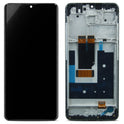 Display + Rahmen für Nokia 2.4 (TA-1277/1275/1274/1270) schwarz