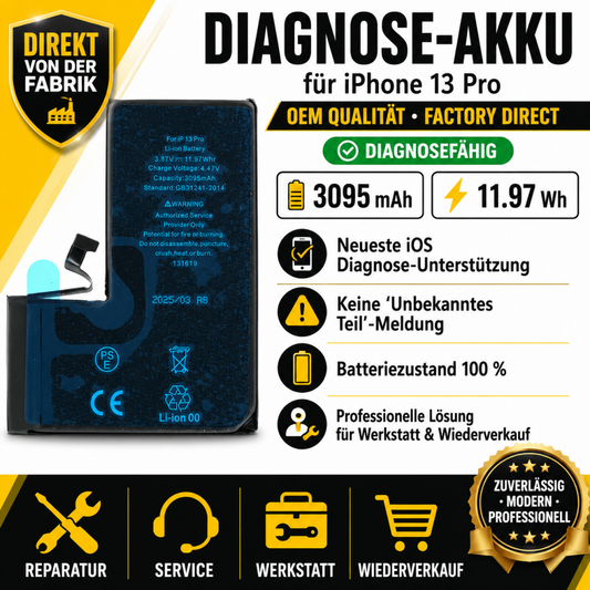 Diagnose-Akku für iPhone 13 Pro