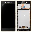 Original Display für Sony Xperia Z3+ E6553 LCD + Rahmen Kupfer 1293-1499