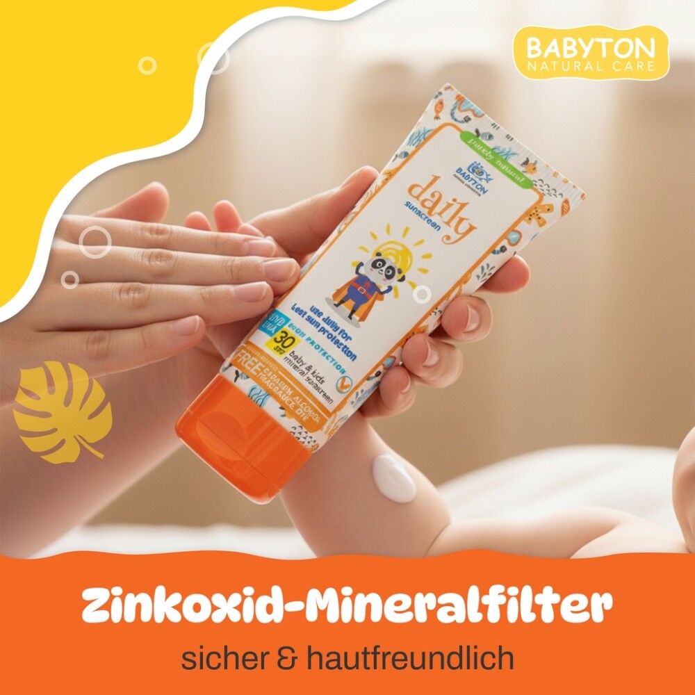 Babyton Mineralische Tagessonnencreme für Babys und Kinder LSF 30