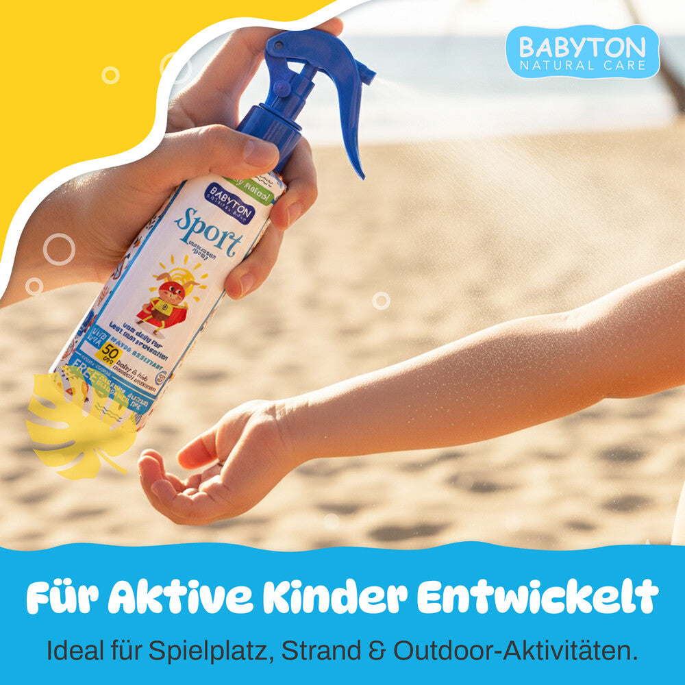 Babyton Kids Natural Sport Sonnenschutzspray LSF 50 200 ml Hauptbild