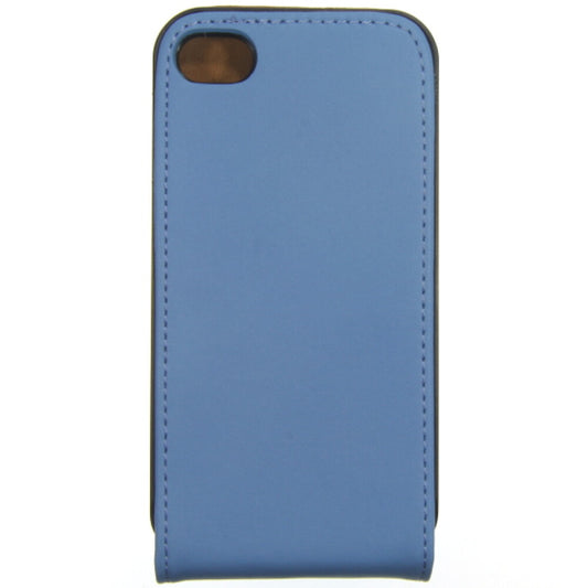 Slim Leather Flip Case for iPhone 4/4s - blue