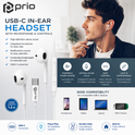 prio Stereo USB C Kopfhörer / Headset CLASSIC