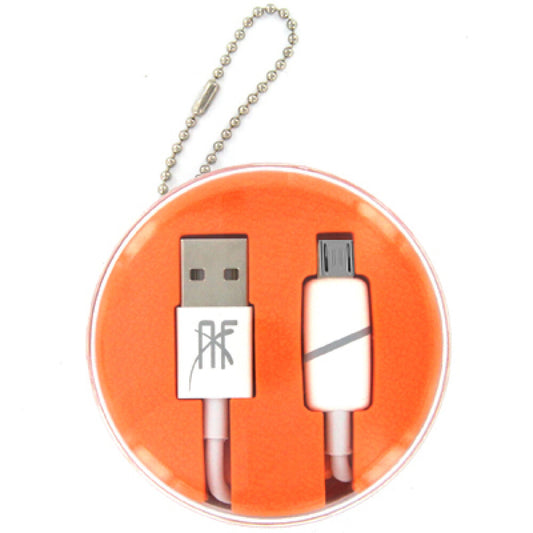 SATY Micro USB data cable / charging cable orange