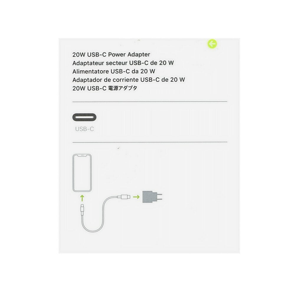 Apple USB-C Netzteil 20W MD3J4ZM/A weiß Hauptbild
