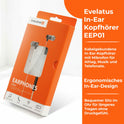 Original Evelatus EEP01 Kopfhörer schwarz - Datenkabel Handy Ladekabel