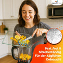 Decovetro Schneidebrett Glas |40x30cm | Glasschneidebrett | Leicht zu reinigen