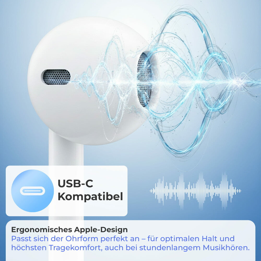 Original Apple EarPods Headset USB-C MYQY3ZM/A weiß