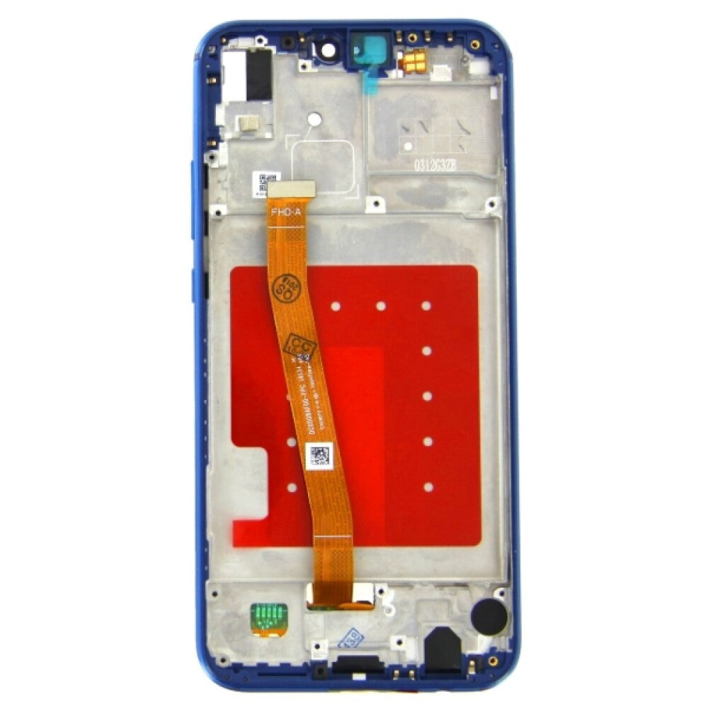 OEM display unit + frame for Huawei P20 Lite blue