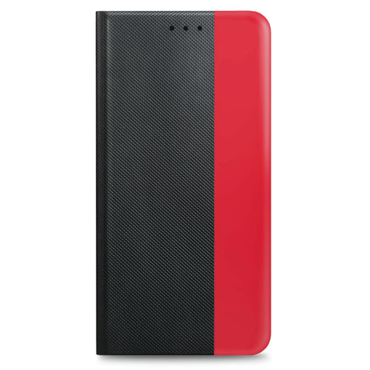 prio protective case with stand function for Samsung S22 black-red