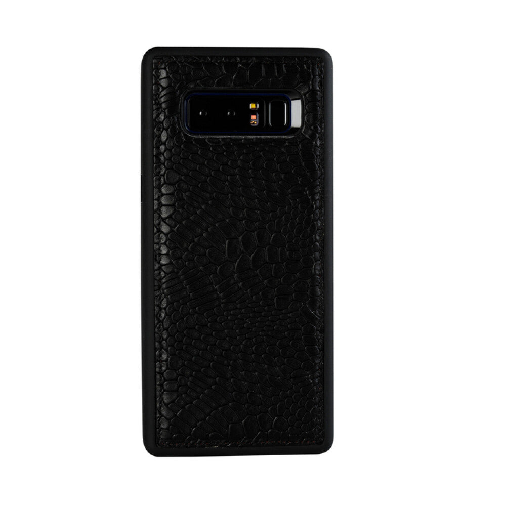 Samsung Note 8 genuine leather protective case amour black